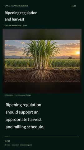 Ripening regulation and harvest
