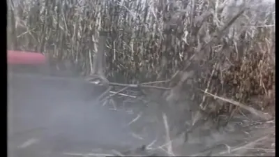 红色拖拉机侧前低位框架作业装置