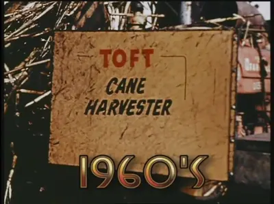 机身侧箱标有TOFT CANE HARVESTER的设备